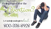 Abortion Recovery card