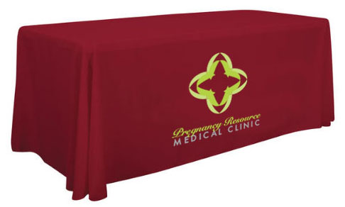 Red table cover