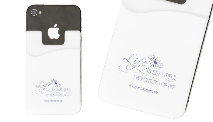 Smart phone wallet - Life Is Beautiful